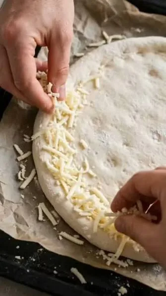 حشو أطراف جبنة موتزريلا